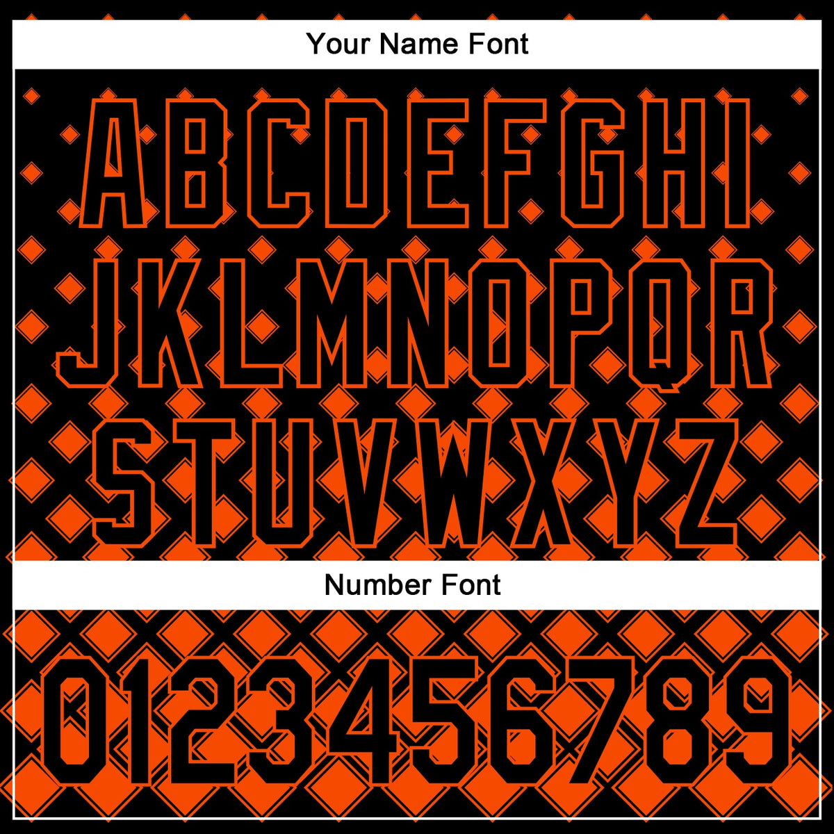 Custom Black Orange 3D Pattern Design Geometric Shapes Authentic Baseball Jersey