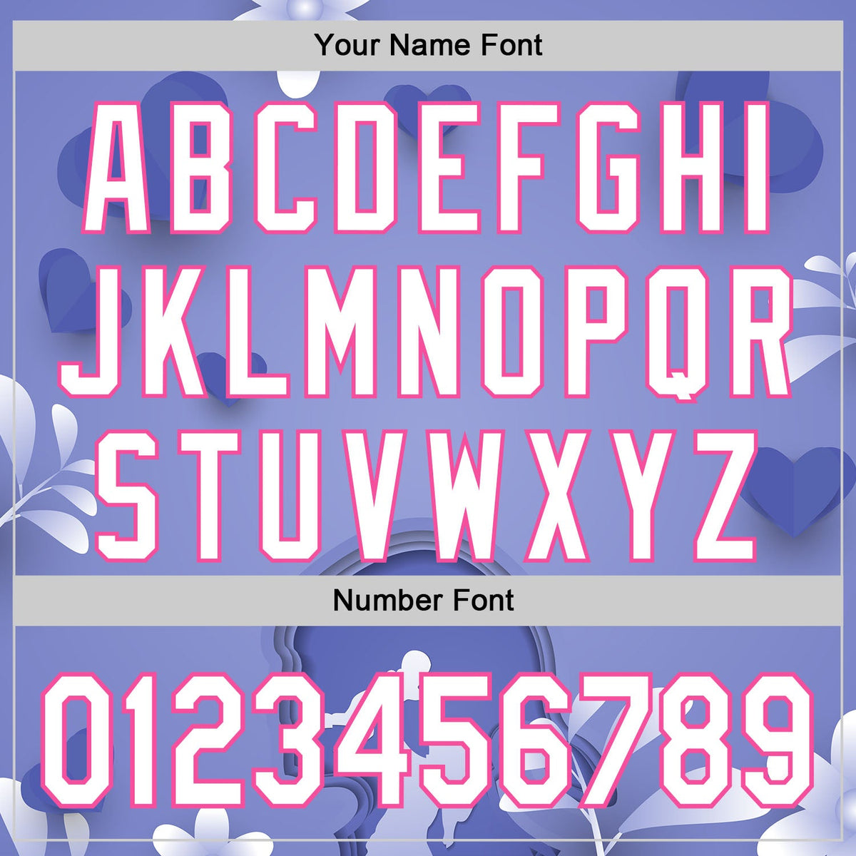 Custom Light Purple White-Pink 3D Pattern Design Mother's Day Family Love Authentic Baseball Jersey