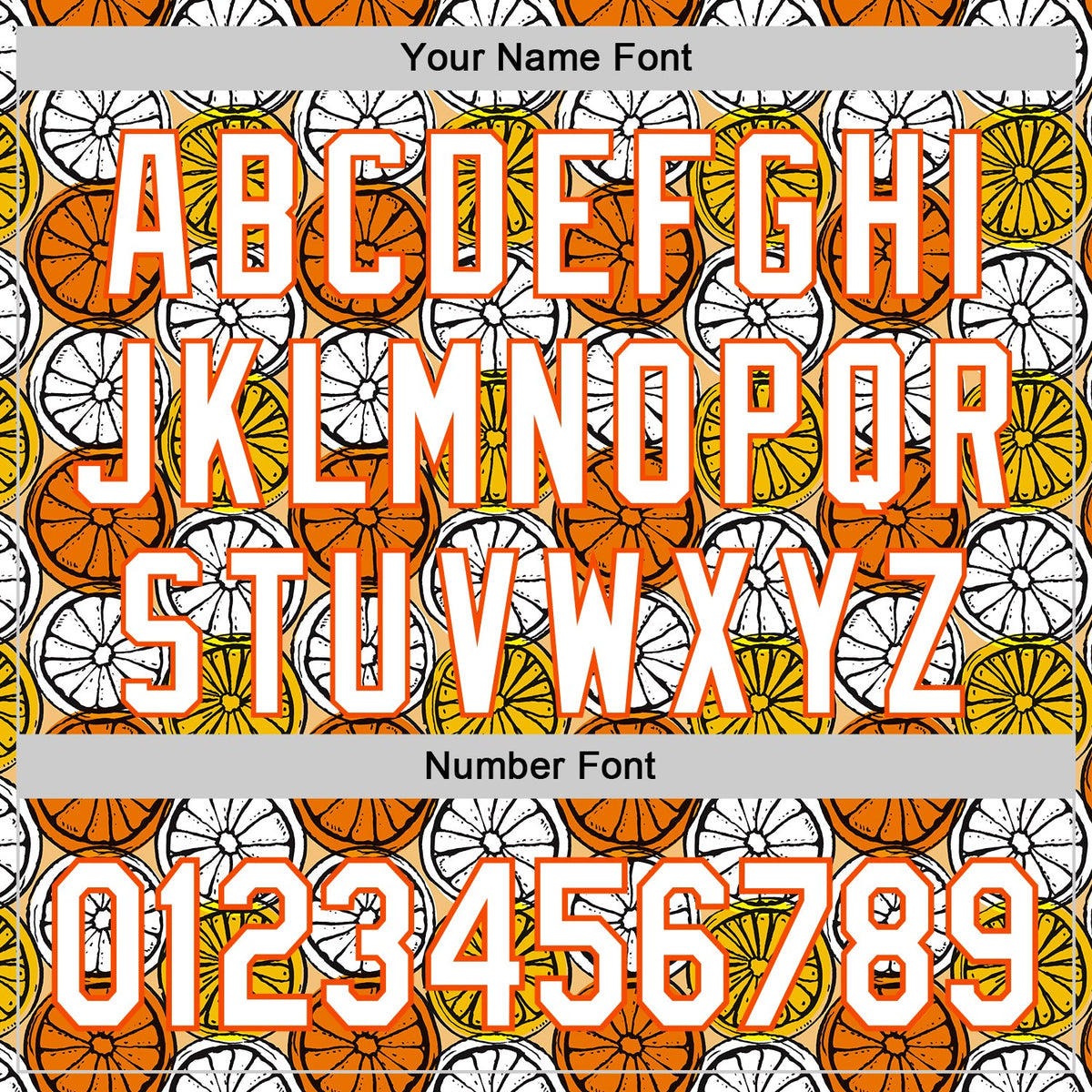Custom Gold White-Orange 3D Pattern Design Foodie Food Fruit Orange Authentic Baseball Jersey