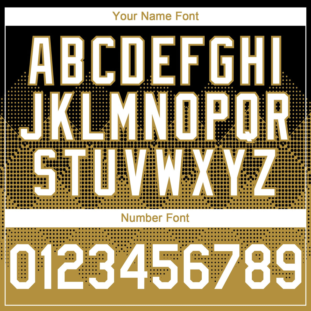 Custom Black White-Old Gold 3D Gradient Square Shape Authentic Baseball Jersey