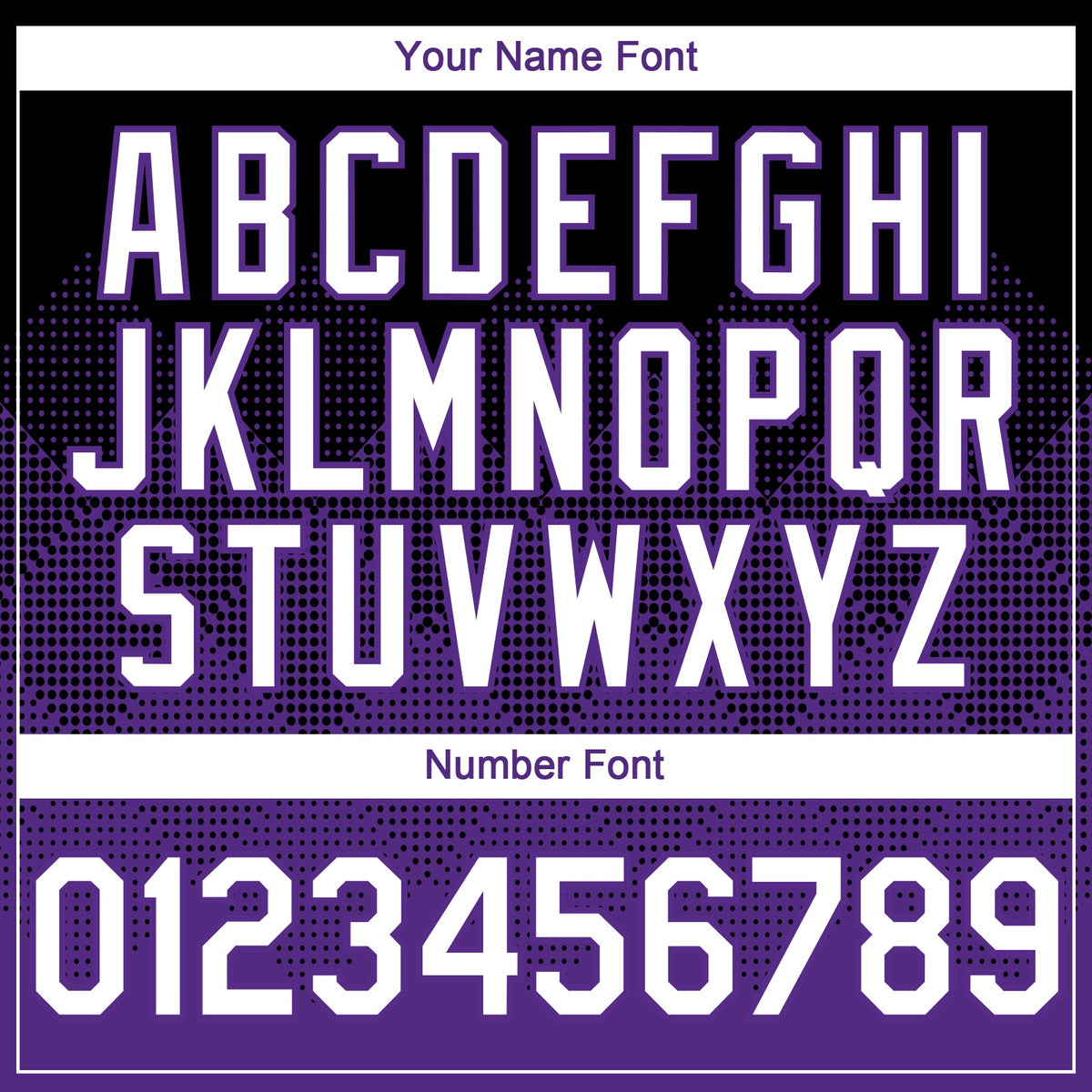 Custom Black White-Purple 3D Gradient Square Shape Authentic Baseball Jersey