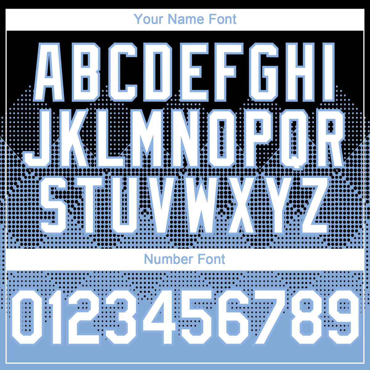 Custom Black White-Light Blue 3D Gradient Square Shape Authentic Baseball Jersey