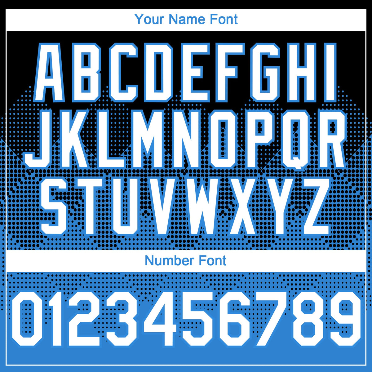 Custom Black White-Electric Blue 3D Gradient Square Shape Authentic Baseball Jersey