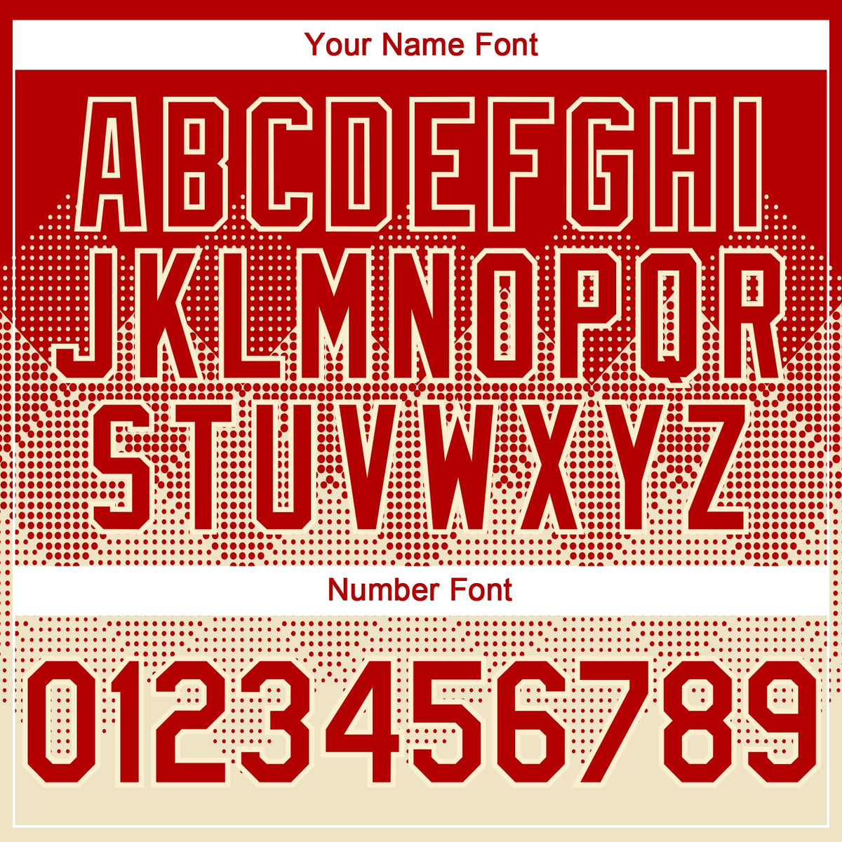 Custom Red Cream 3D Gradient Square Shape Authentic Baseball Jersey