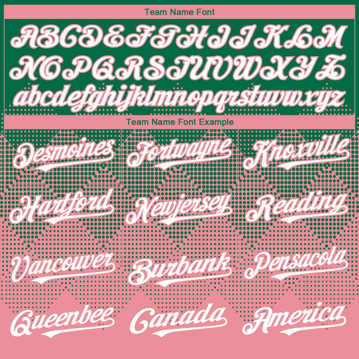 Custom Kelly Green White-Medium Pink 3D Gradient Square Shape Authentic Baseball Jersey