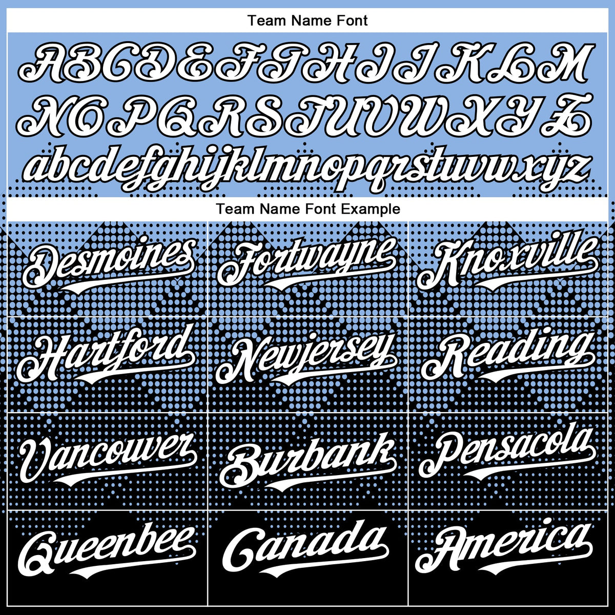 Custom Light Blue White-Black 3D Gradient Square Shape Authentic Baseball Jersey