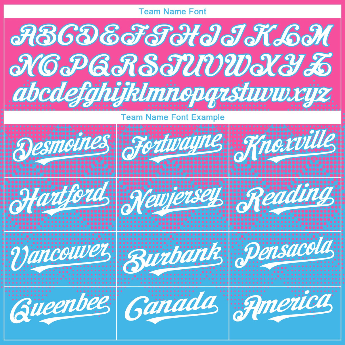 Custom Pink White-Sky Blue 3D Gradient Square Shape Authentic Baseball Jersey