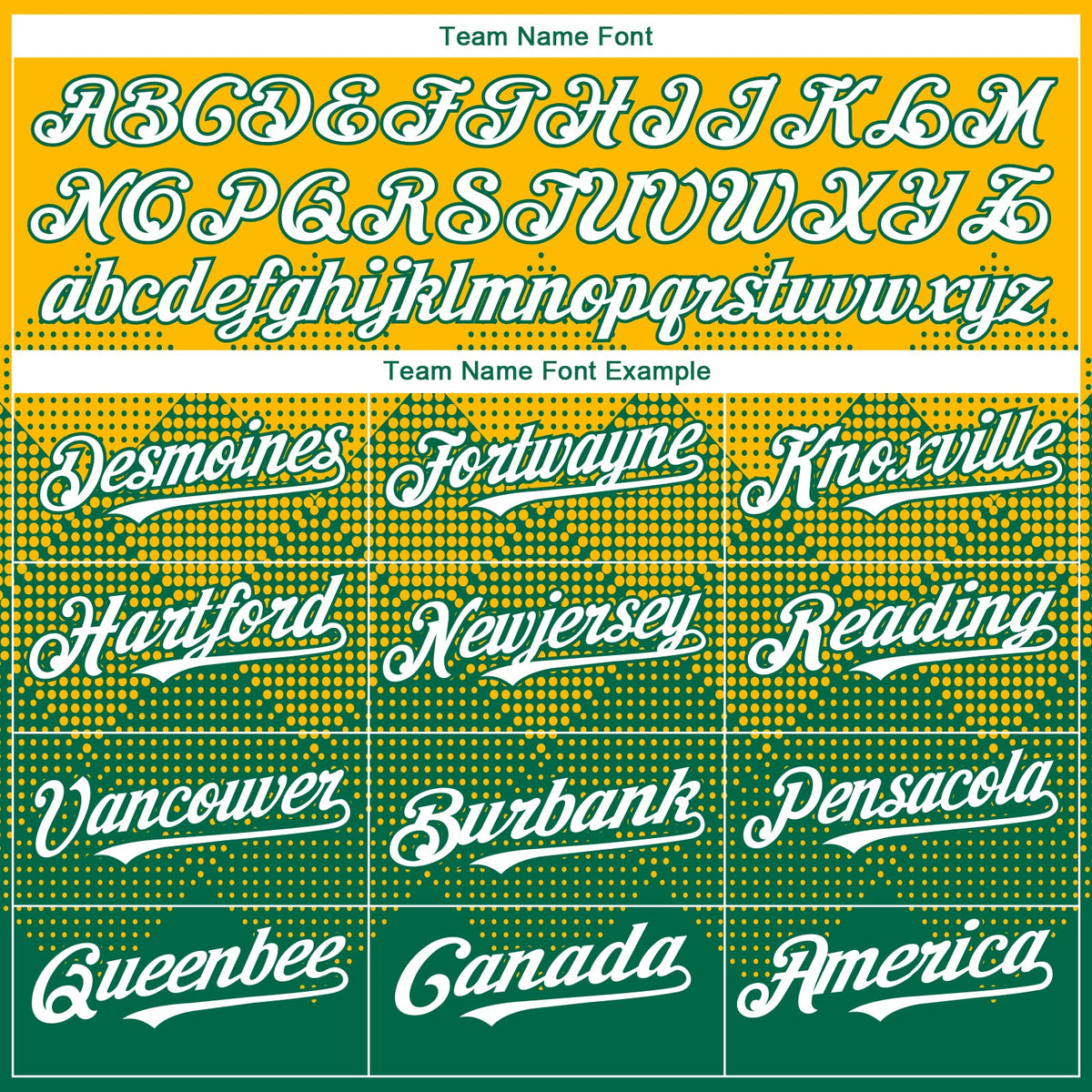 Custom Gold White-Kelly Green 3D Gradient Square Shape Authentic Baseball Jersey