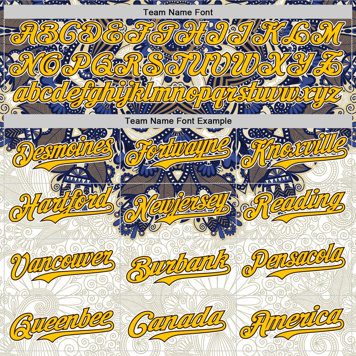 Custom White Yellow-Brown 3D Pattern Design Burner Costumes Paisley Authentic Baseball Jersey