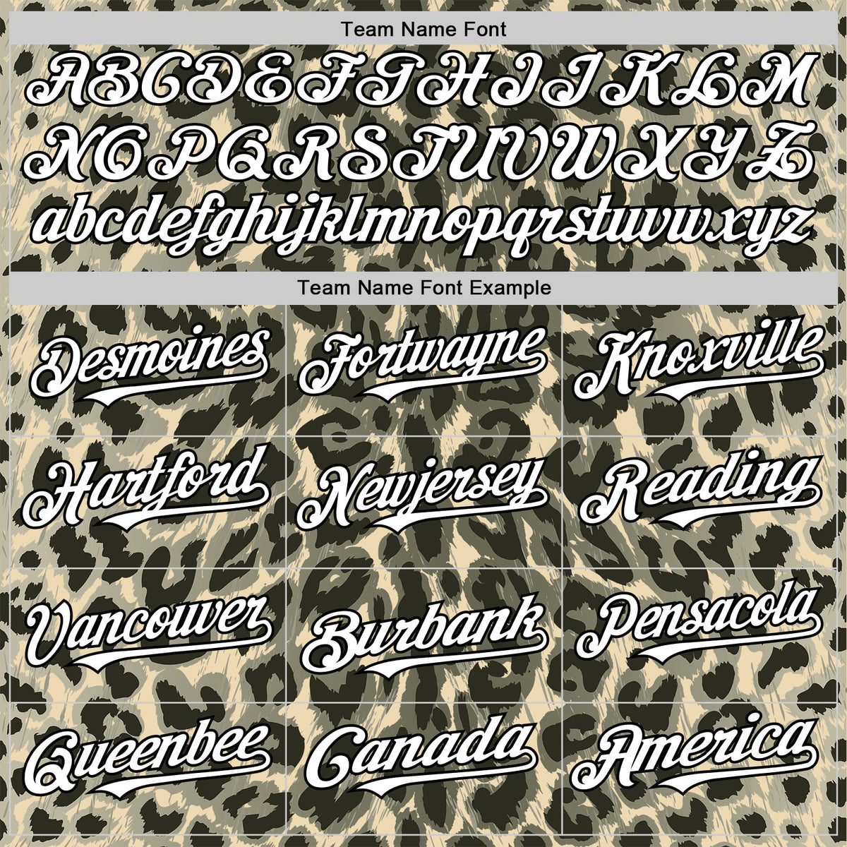 Custom Cream White-Black 3D Pattern Design Rave Party Animal Leopard Print Authentic Baseball Jersey