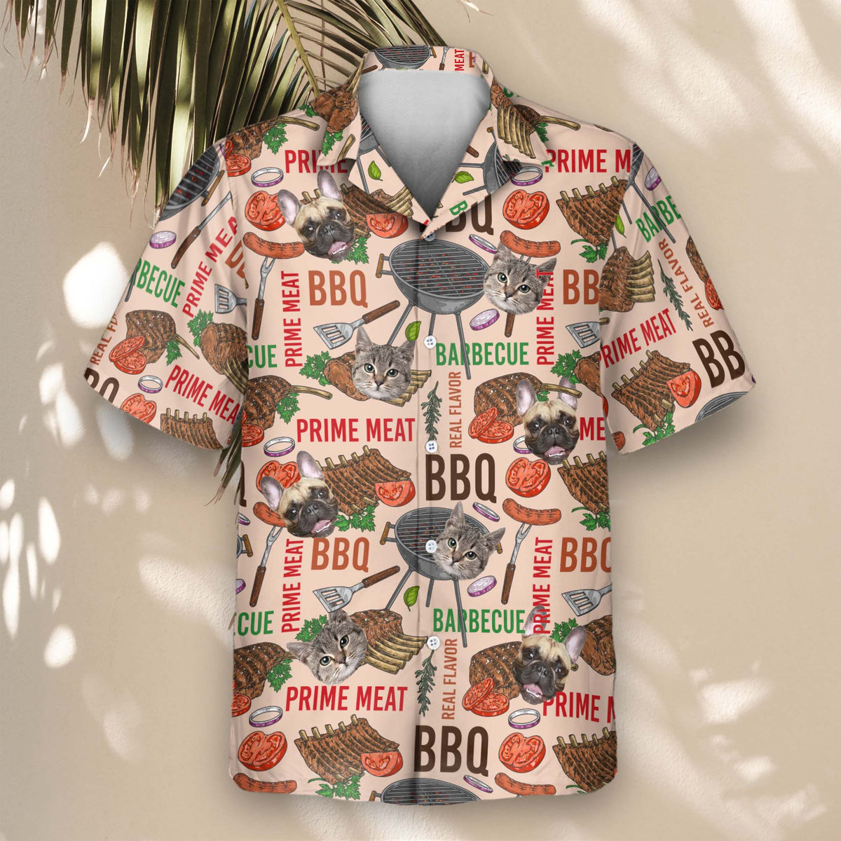 Barbecue Time | Aloha Custom Hawaiian Shirts with Faces or Logos