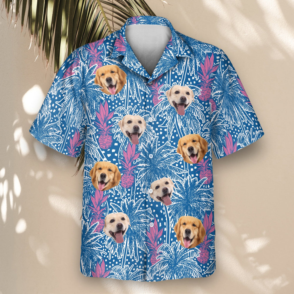 Pineapple Paradise | Aloha Custom Hawaiian Shirts with Faces or Logos