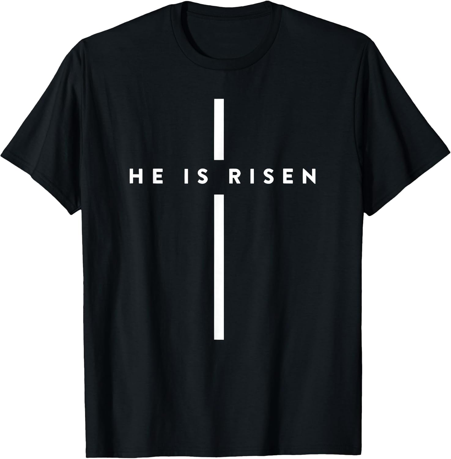 He Is Risen Cross t -shir t