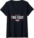 Women's Two Fiddy 2 Fiddy V-Neck T-Shirt