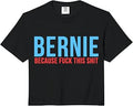 Bernie Because Fuck This Shit 2020 Comfort Colors Crop Top