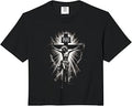 Jesus on the Crucifix Comfort Colors Crop Top