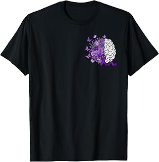 Alzheimer Awareness Dementia Caregiver Memory Loss (2 Sided) T-Shirt