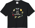 Sad Bug Summer Insects Nature Lovers Aesthetic Girly Women Comfort Colors Crop Top