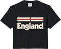 Retro England Flag English Comfort Colors Crop Top