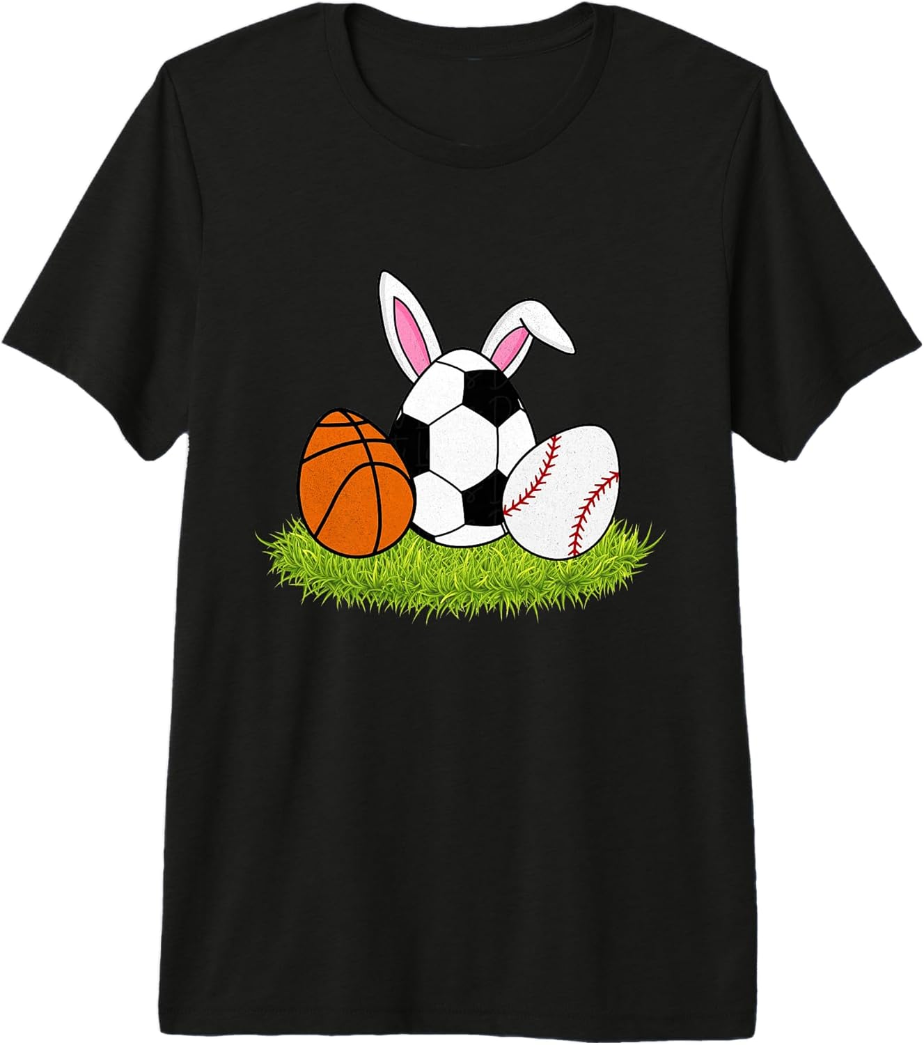 Easter Boys Baseball Basketball Soccer Bunnies tee
