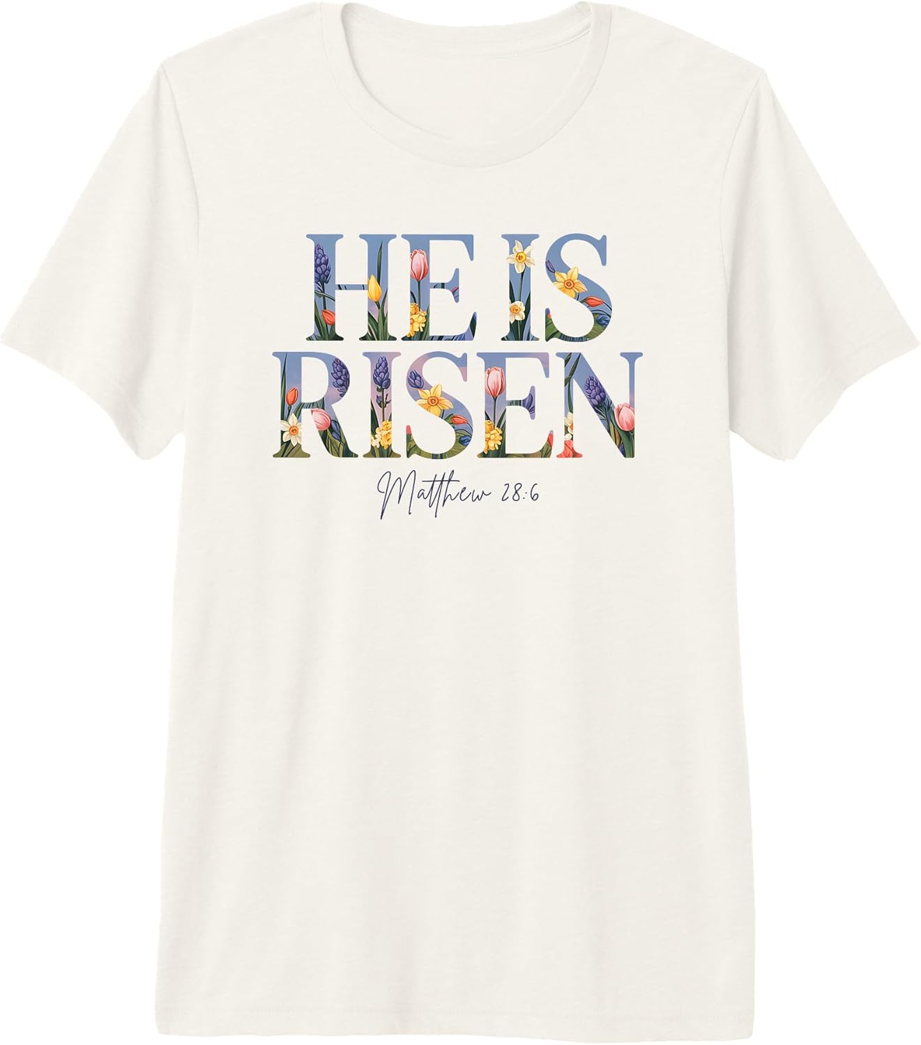 He Is Risen Matthew 28:6 Floral Easter