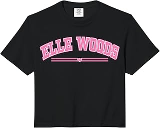 Elle Woods Heart Comfort Colors Crop Top