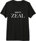 Made Of Zeal Text Slogan Minimalist Design