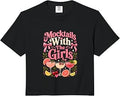 Funny Mocktail with The Girls Comfort Colors Crop Top