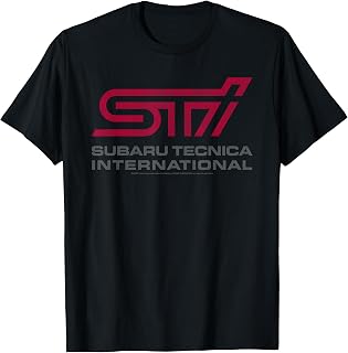 Tecnica International STI Distressed Logo Car Brand T-Shirt