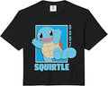 Squirtle 007 Character Box Comfort Colors Crop Top