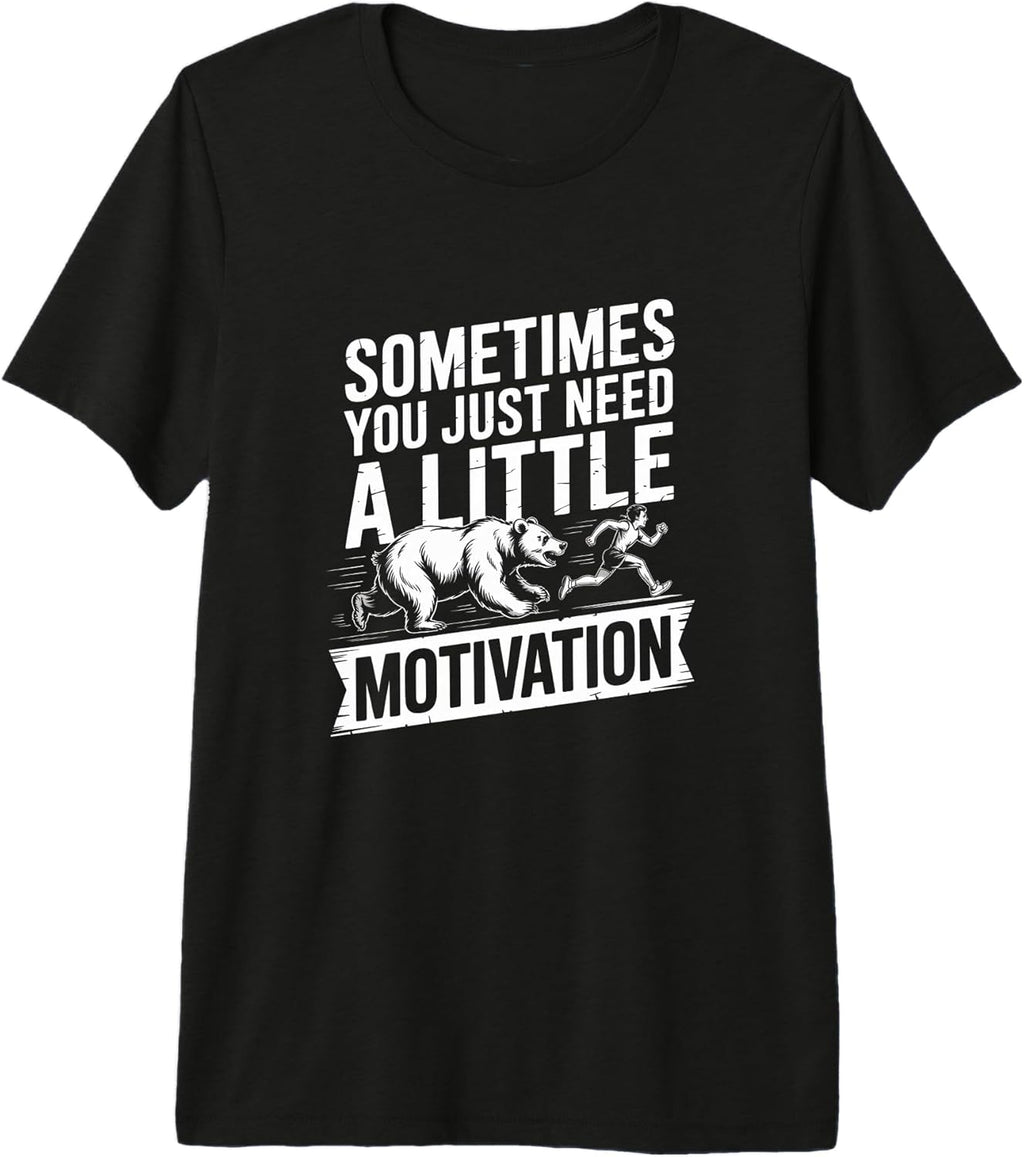 Running Motivation Bear Chase Humor