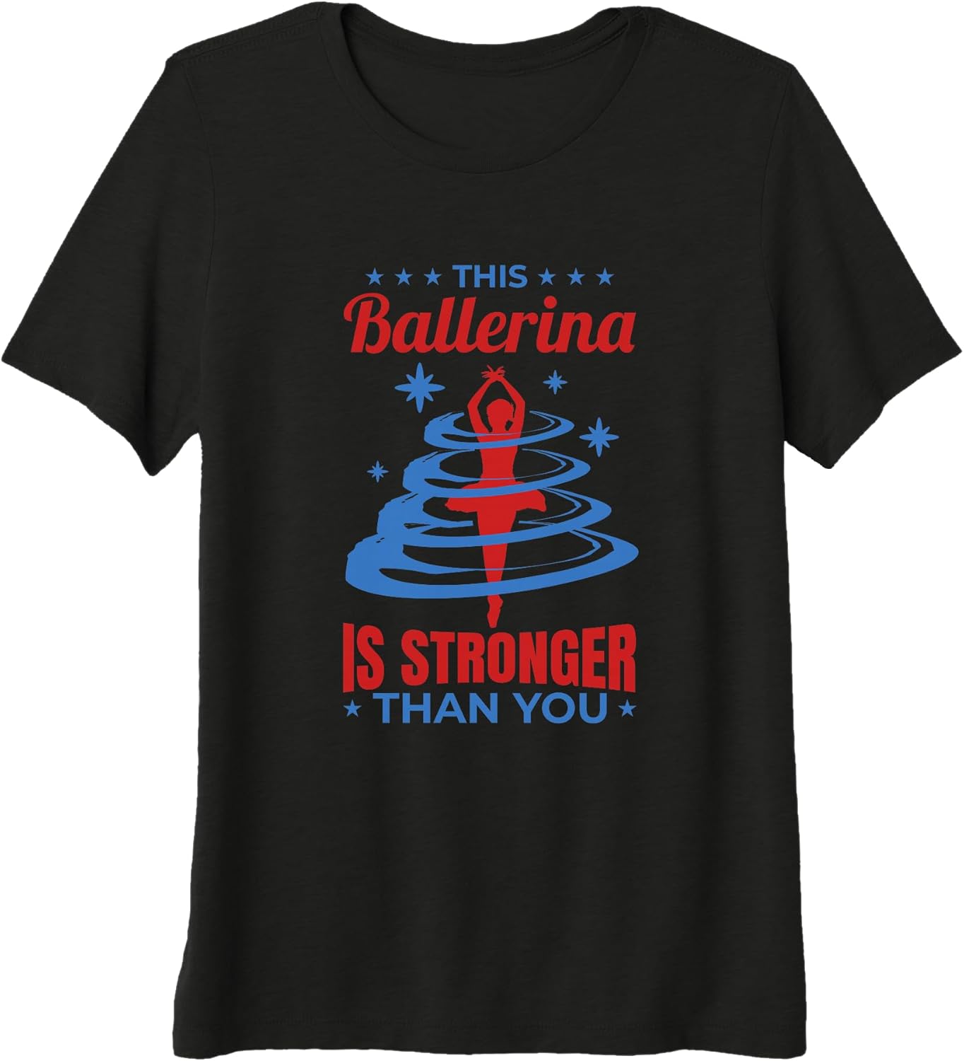 Funny Ballet Dancer Graphic Shirts for Girls