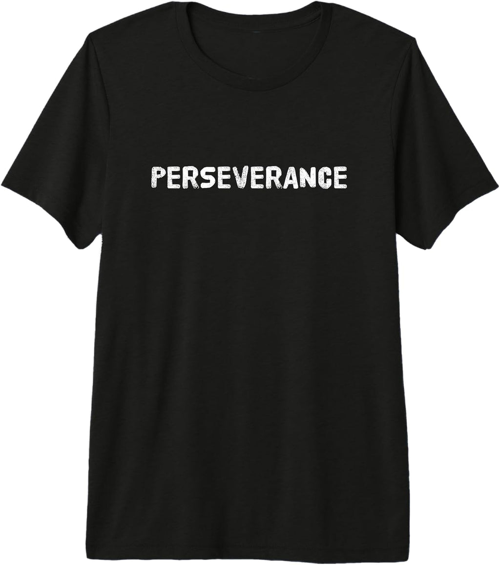 Perseverance Saying Minimalist Text Design