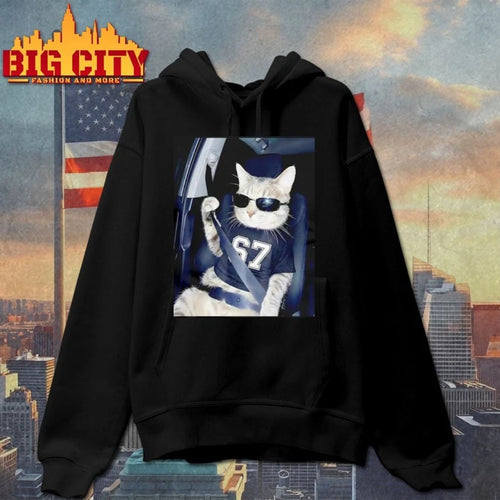 67 Cat Wearing Sunglasses Gen Alpha shirt
