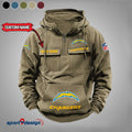Los Angeles Chargers Vintage Men Hoodie AZVMHD003 - Sport9Design