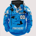 Carolina Panther Classic Revival 3D Hoodie