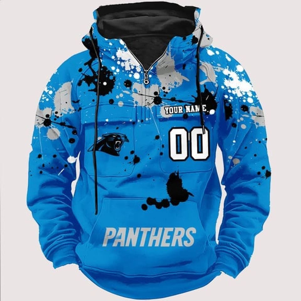 Carolina Panther Classic Revival 3D Hoodie