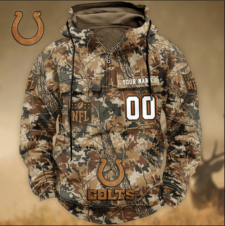 Indianapolis Colts Classic Revival 3D Hoodie SPTVCSH142 - Sport9Design