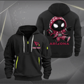 Arizonna Cardinals Quarter Zip Hoodie Custom Name Multicolor Edition