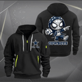 Dallas Cowboys Quarter Zip Hoodie Custom Name Multicolor Edition