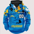 Los Angeles Chargers Classic Revival 3D Hoodie SPTVCSH275 - Sport9Design