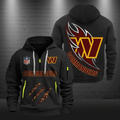 Washington Commanders DMHT0404 Zip Hoodie Multicolor 2024 Edition - Sport9Design