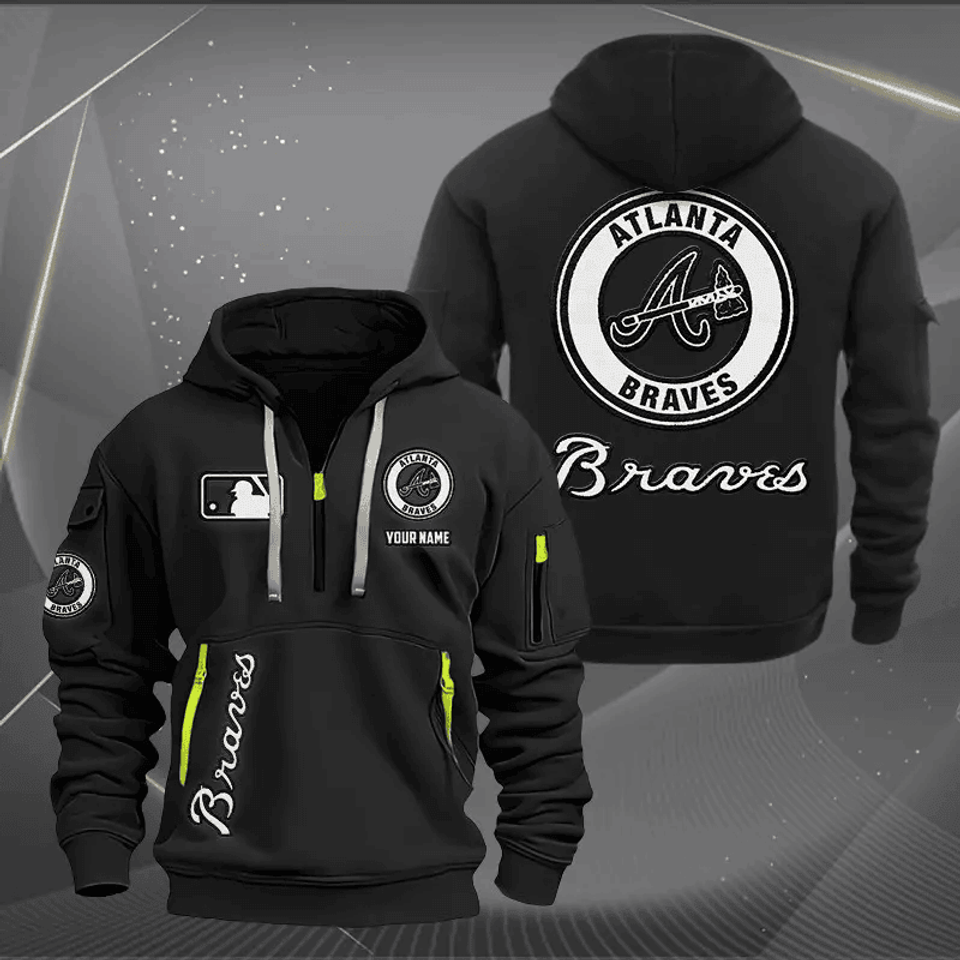 Atlanta Braves NNHT0307 Zip Hoodie Multicolor 2024 Edition - Sport9Design