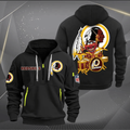Washington Redskin NNHT1263 Zip Hoodie Multicolor 2024 Edition - Sport9Design