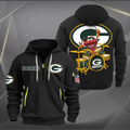 Green Bay Packers Football Team Quarter Zip Hoodie Rocking Drummer Football Fan Gift