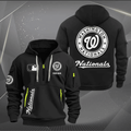 Washington Nationals NNHT0335 Zip Hoodie Multicolor 2024 Edition - Sport9Design