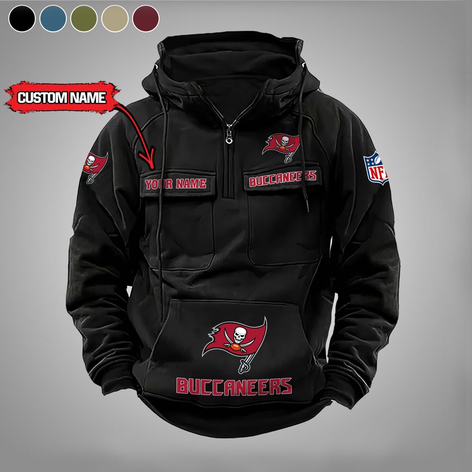 Tampa Bay Buccaneers Personalized Cargo Hoodie
