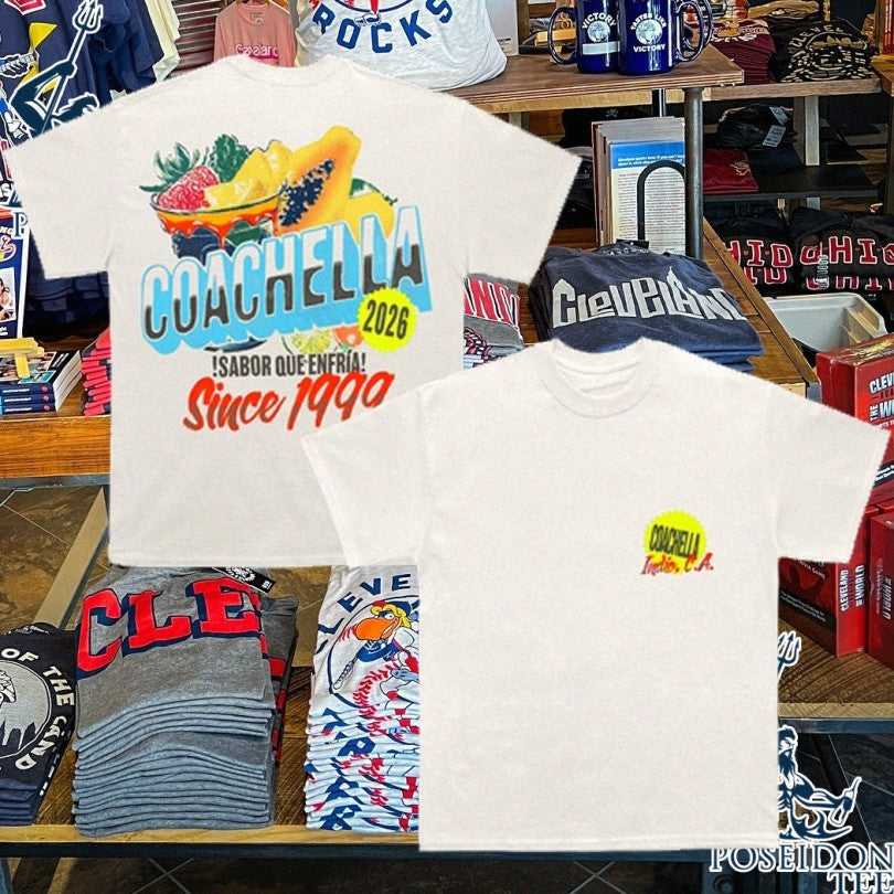 Coachella Sabor Que Enfría Quee Since 1999 Fruta Picada T-shirt