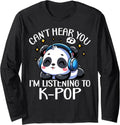 Cute Panda Listening to K-Pop Music