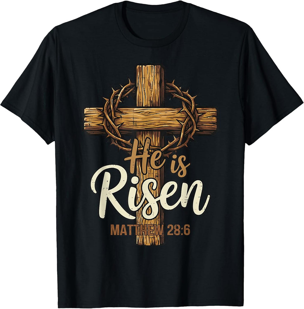 He is Risen Jesus Christian Men Women Kid T-Shirt